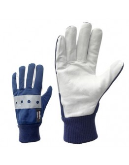 Winter leather gloves