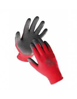 Knitted seamless nylon gloves