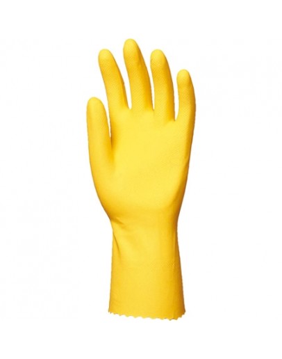 Хозяйственные рабочие перчатки из натурального латекса. Резиновые перчатки