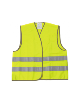 High-visibility vests, yellow