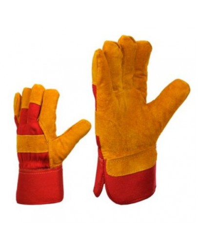 Cow split leather gloves Winter gloves