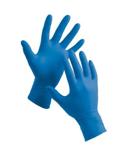 Одноразовые нитриловые  перчатки. Резиновые перчатки