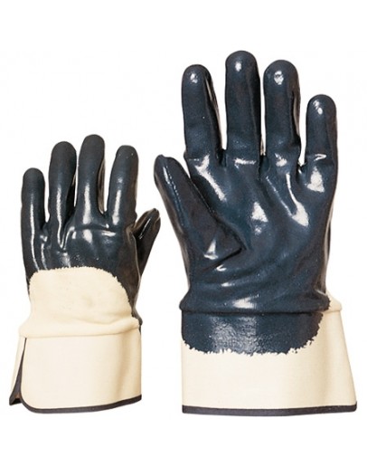 Рабочие перчатки  с  нитриловым покрытием Резиновые перчатки