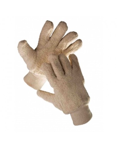 Перчатки  из толстой махровой х/б ткани Текстильные перчатки 