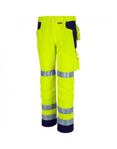 Рабочие брюки PRO желтые Сигнальная одежда
